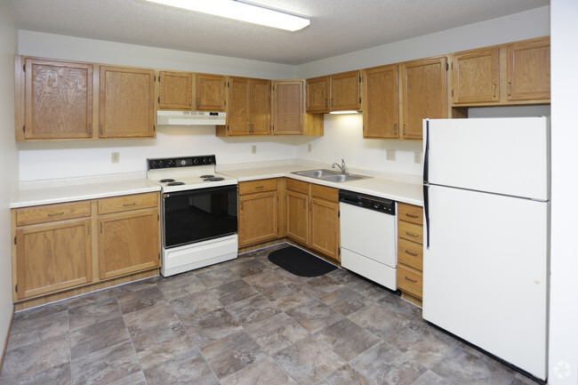 Two Bedroom - kitchen - Southgate Apartment Community