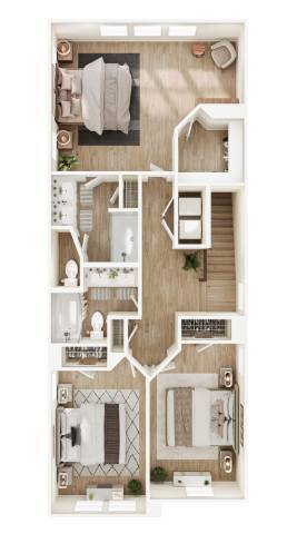 Plano de planta - ABODE at Dunn Creek