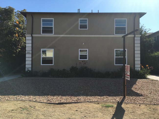 Front of this charming 4plex - 1438 S Sherbourne Dr