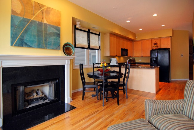 Living Room/Kitchen - 921 W Fletcher St