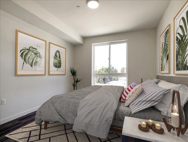 Model 1A (1Bd/1Ba) Bedroom - 928 S Berendo St