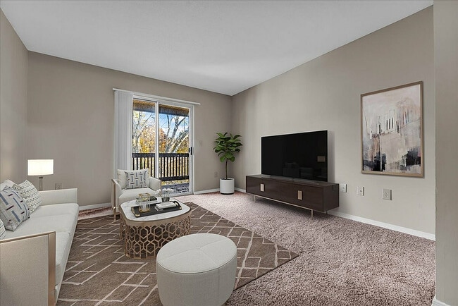 Experience elegance and warmth in this beautifully designed living room. - Woodbrook