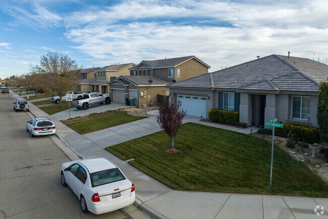 You will find some pristine front lawns in Rosamond despite being located in the desert.