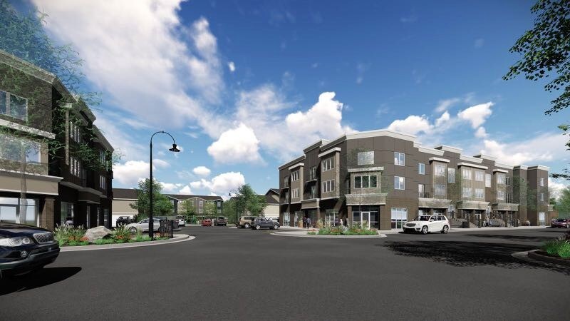 Digital-Rendered Pruebe de la comunidad - Lovely 3-Story Townhomes in The Brickyard!