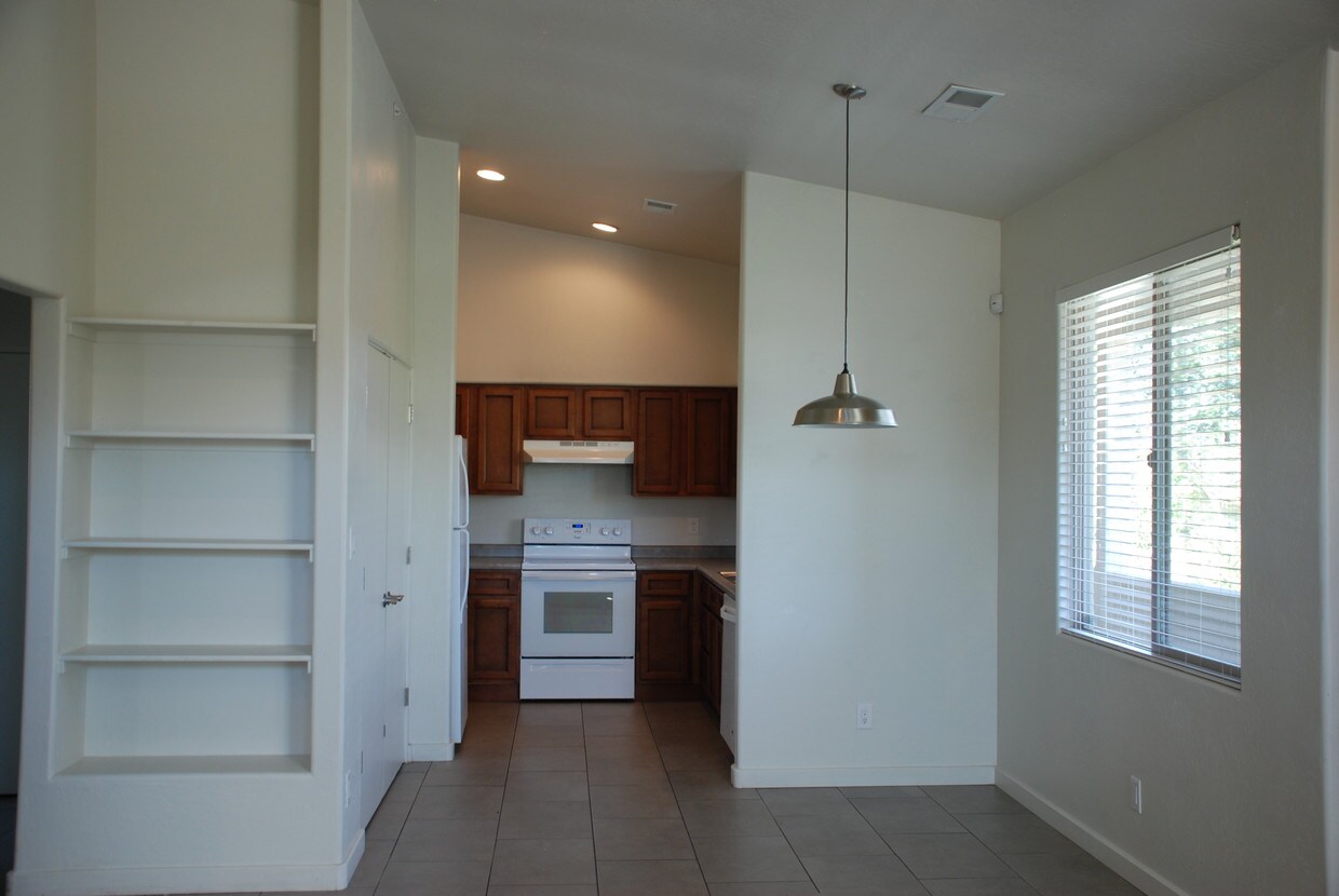 Pitched ceilings, built-in bookcase, - 3705 Lafayette Dr NE