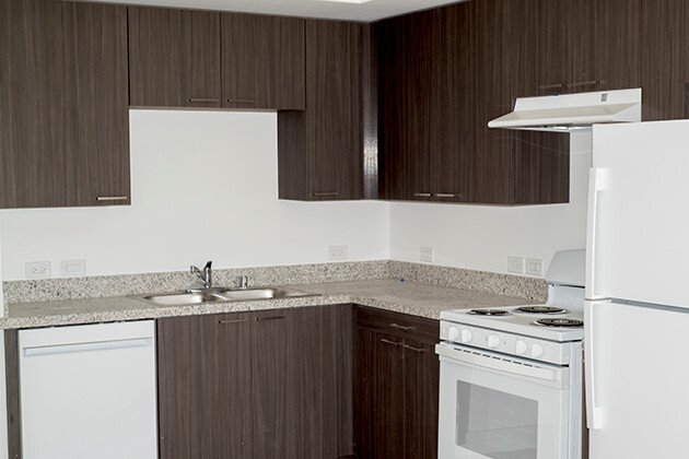 Kitchen - Veterans Park Apartments