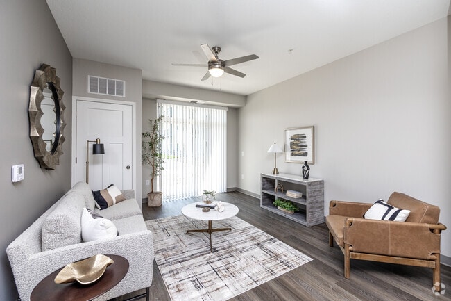 1BR, 1BA - 698-715 SF - Living Room - 1200 Jade Apartments