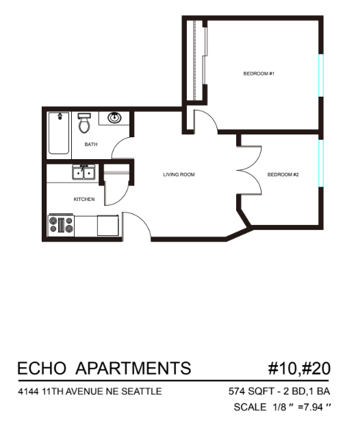 Floorplan - Echo Apartments