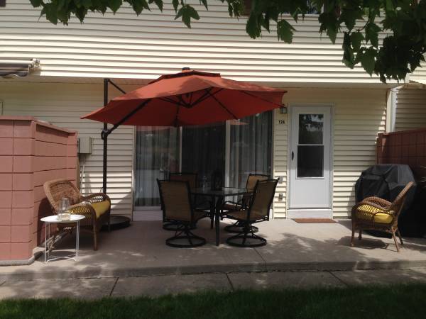 Private patio - 124 Holiday Harbour