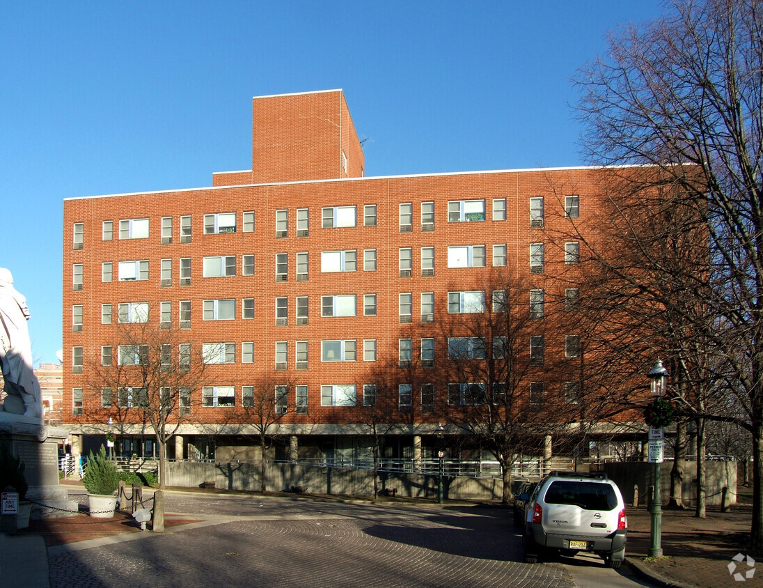 View from the west - Architects Housing