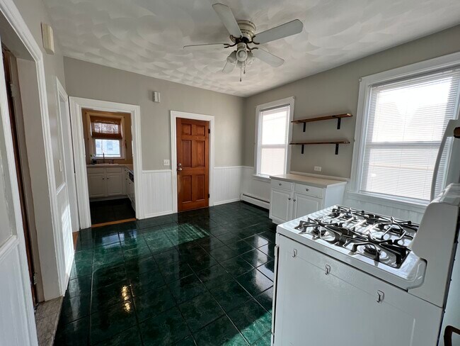 Kitchen and rear entrance - 120 Second St