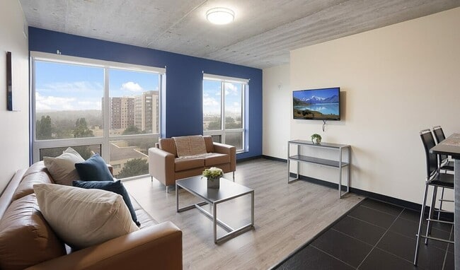 Living Room - MyRez On Lester - Student Living