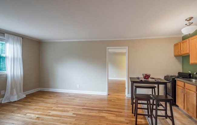 Living Room and Kitchen - Park South Apartments