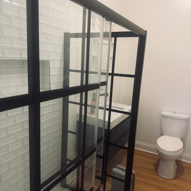 glass shower doors - 1412 E Marquette Rd