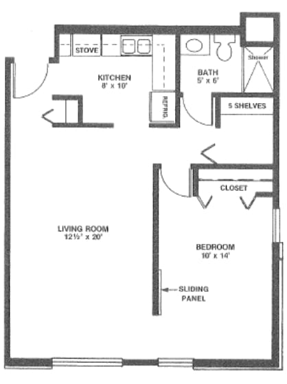 1BR/1BA - Spring Grove Manor