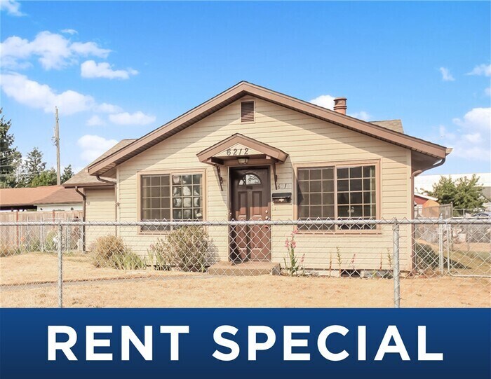 6212 S St, WA 98409 House Rental in WA
