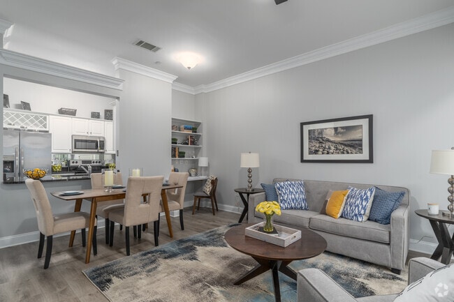 1BR, 1BA - 887SF Living Room - Welcome to Mansion at Bala!