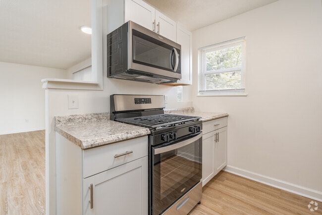 2BR,1BA -845SF - Kitchen - Lodge at River Village