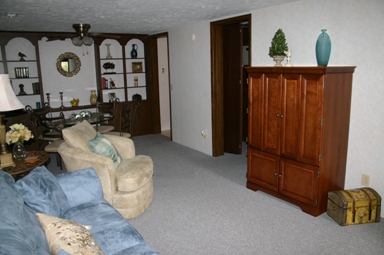 Sala de estar - Foxglove Apartments