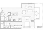 Donatello -  1 Bedroom 1.5 Baths