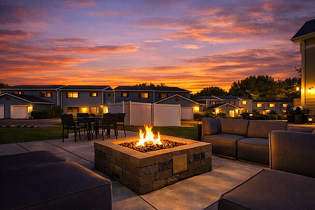 Fogata en Spring Brook Apartments - Spring Brook