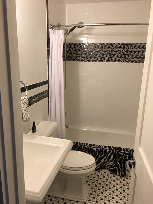Updated hall bath - 1210 Windsor Rd