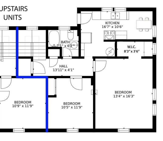 Plano de planta - 1694 Oxford St
