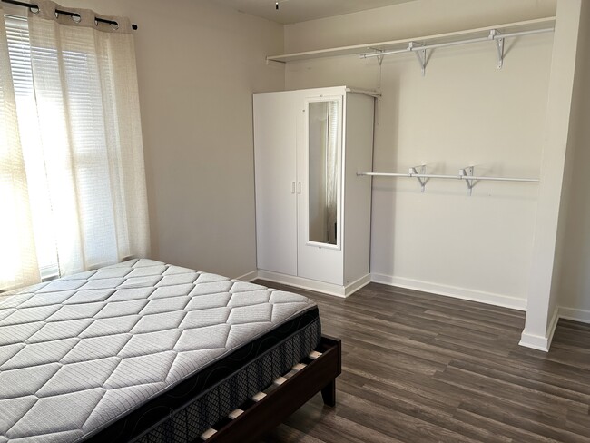 Built in armoire and two tier closet - 142 Meadow Glen Dr