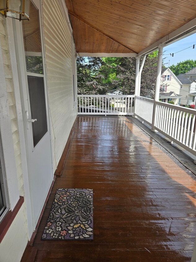 Private back porch - 1702 Penn Ave