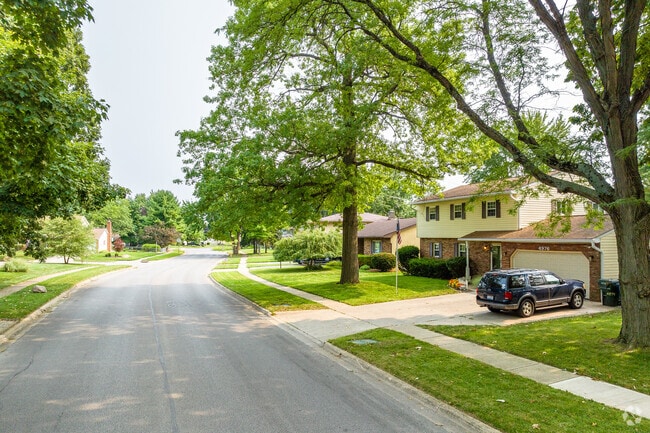 Forest Park East neighborhood is famous for mature trees lining the streets.