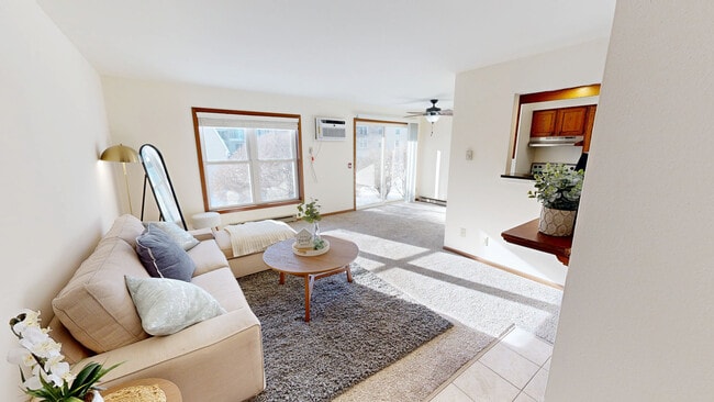 Sunny, Spacious Living Room - High Point Commons Apartments