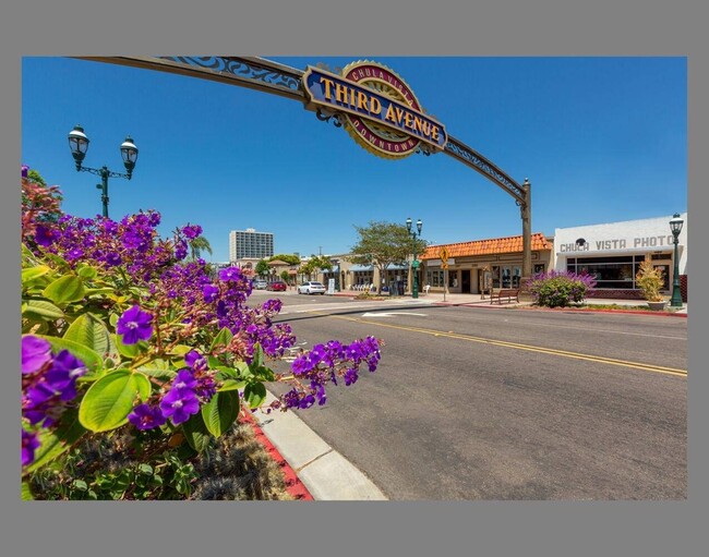 Downtown Chula Vista Third Avenue Street Sign - Elan Casa Mar