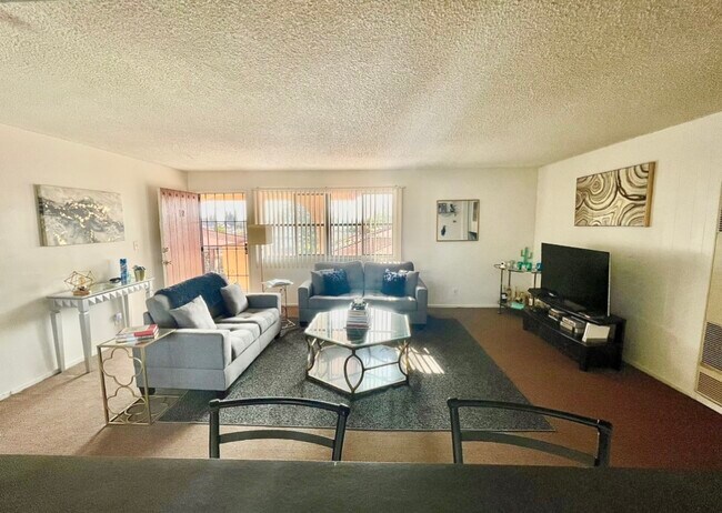 Living room from kitchen view - 1010 S Atlantic Blvd