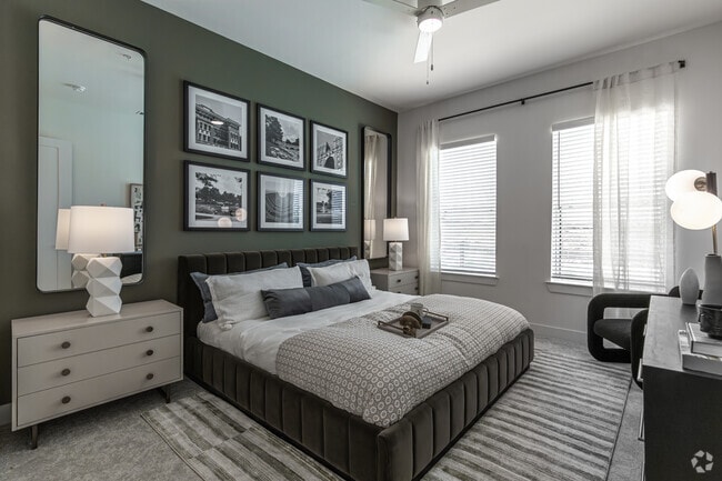 2BR, 2BA - 1,389SF - Bedroom - The Ansel