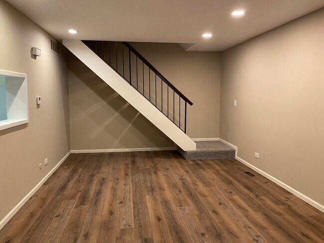 Living Room with Stairs - 325 Meadow Ct