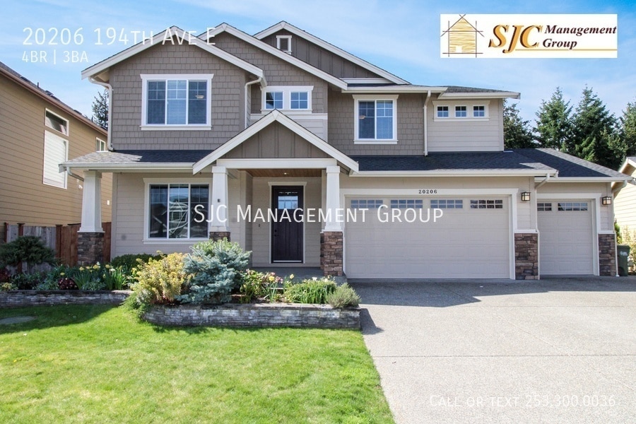 Spacious fourbedroom home in gated community House Rental in Orting