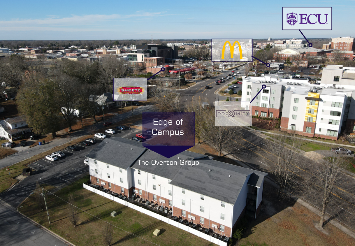 Edge of Campus - Aerial - 301 E 12th St