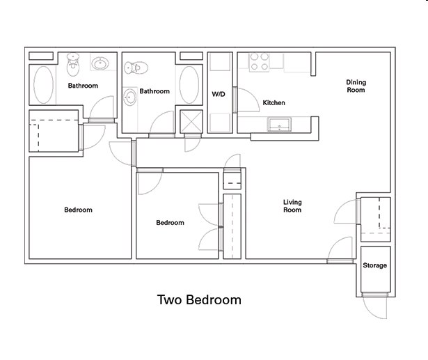 Plano de planta - The Village at Papillion