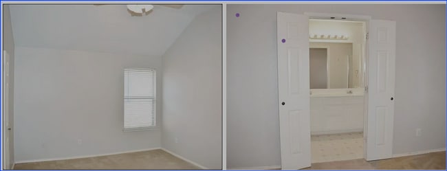The main bedroom has a well-appointed bathroom with modern fixtures and ample storage. - 3108 Silent Creek Trl
