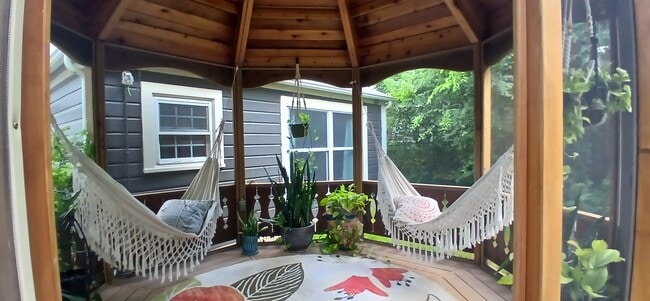 Enclosed - hammocks/plants not included - 8635 San Benito Way