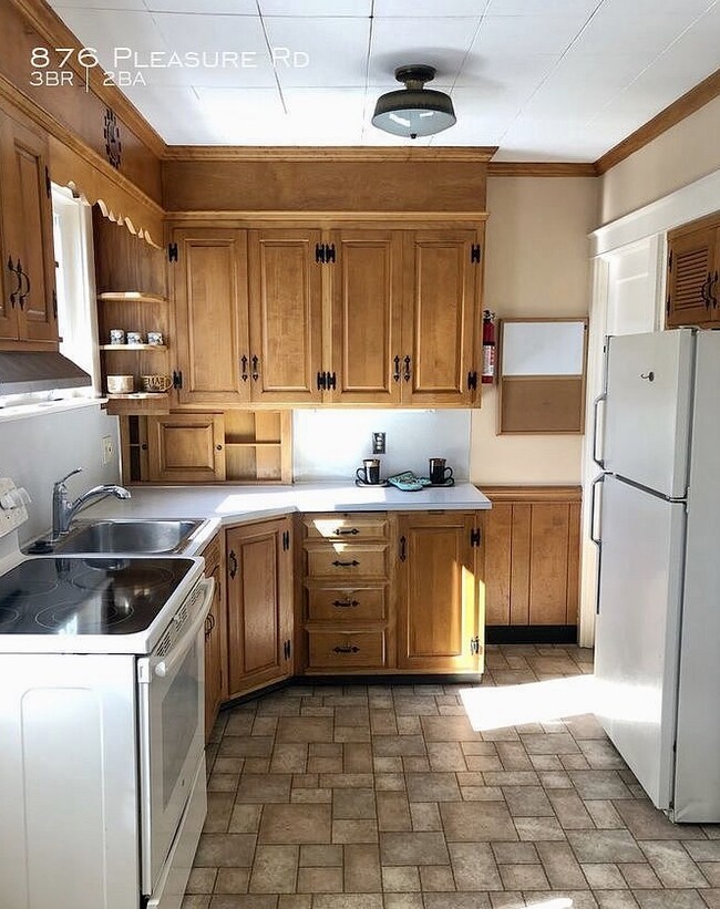 South facing kitchen with plenty of light - 876 Pleasure Rd