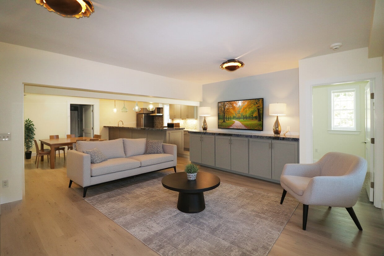 #204 Kitchen / Living (virtually staged) - 8 Chapel Street Residences