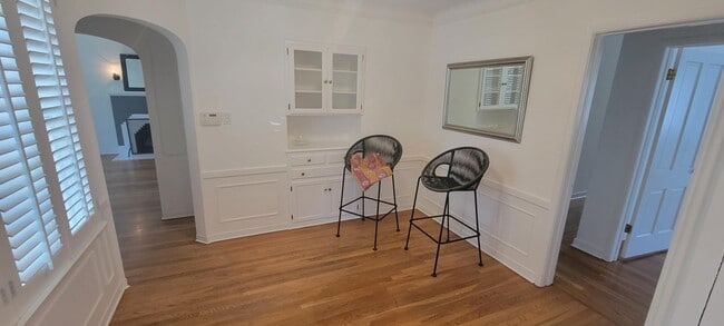 Formal dining off kitchen with built-ins and wainscoting - 3016 Bagley Ave