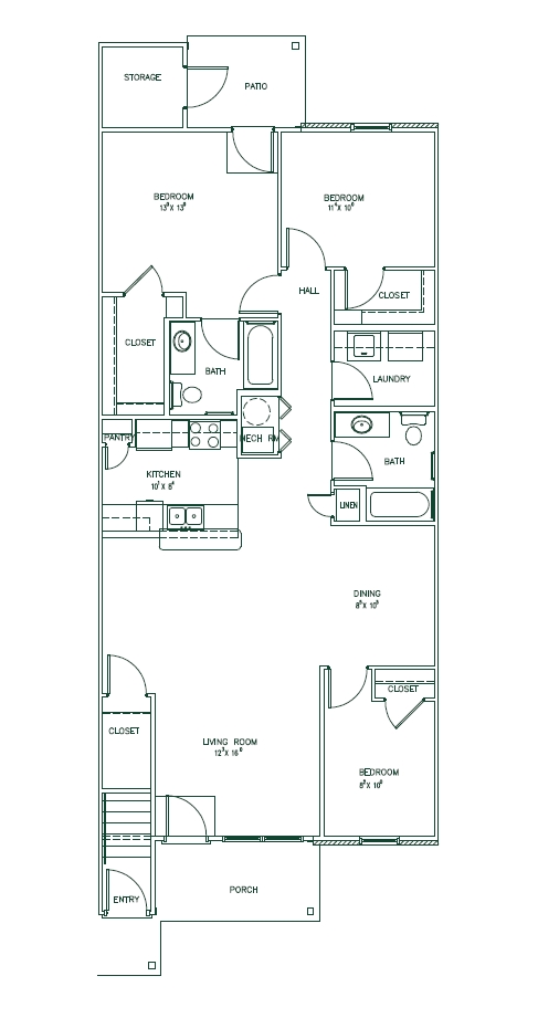 3HAB/2BA - Appleton