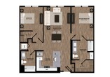 2-B3.1 Two bed two bath