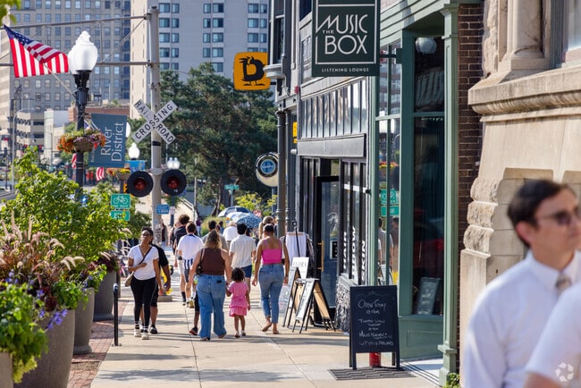 From Cherry Valley, it’s a short trip to downtown Rockford for a variety of shopping choices.