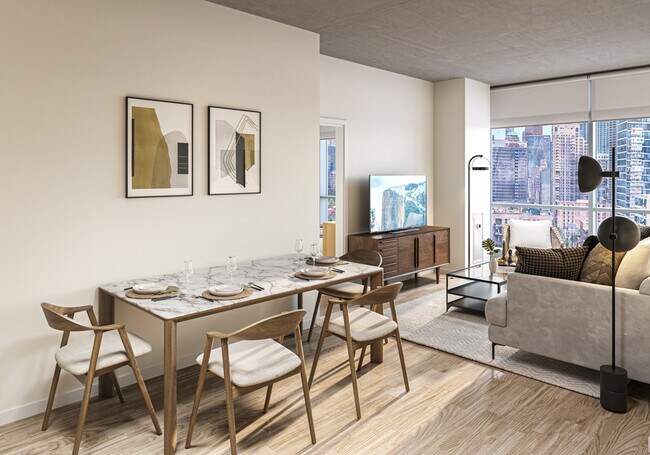 Sala de estar - 1322 S Wabash Ave