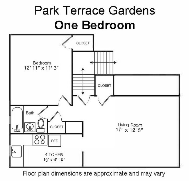 3 Room 1 Bed 1 Bath - Park Terrace Gardens