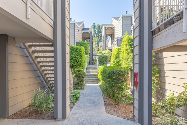 Walkway - Meadow Creek Apartments