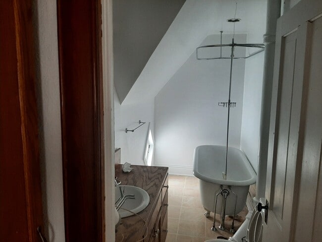 Bathroom with a clawfoot tub. - 1721 7th St